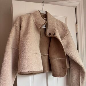 Velvet Reversible Cropped Jacket